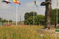 dr borlaug y bandera espaa