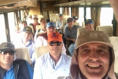11. En el autobus del CIMMYT